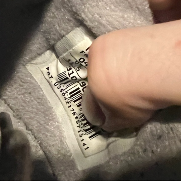 Vintage Nike Air Light Grey & White Sneakers Shoes Script Logo 00’s 310190-011 - Picture 15 of 16